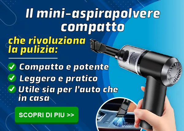 Vorex, il miniaspirapolvere compatto